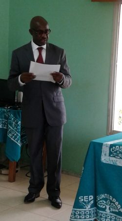 Outgoing director presenting his mandate review