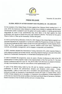 Declaration CANSA 2019